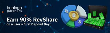 For the First Time in Binary Options: Earn 90% RevShare on a Player&rsquo;s First Deposit Day!