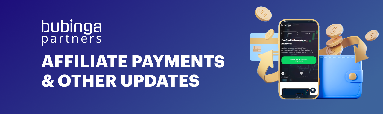 AFFILIATE PAYMENTS &amp; OTHER UPDATES